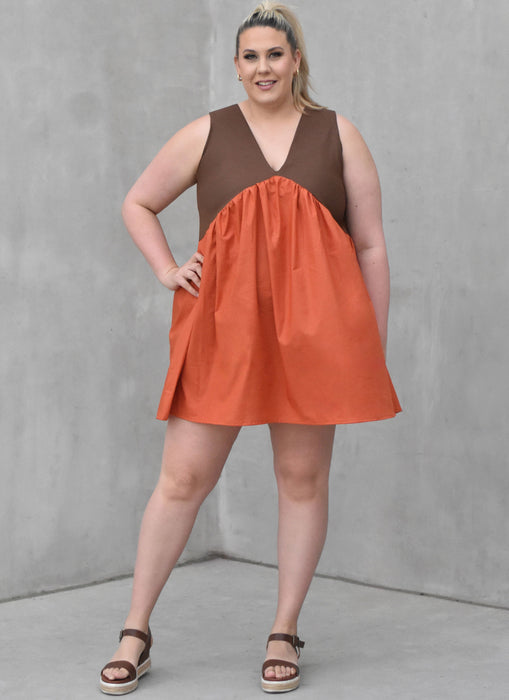 Know Me sewing pattern 2120 Misses' Dress with by Alisha Grace from Jaycotts Sewing Supplies