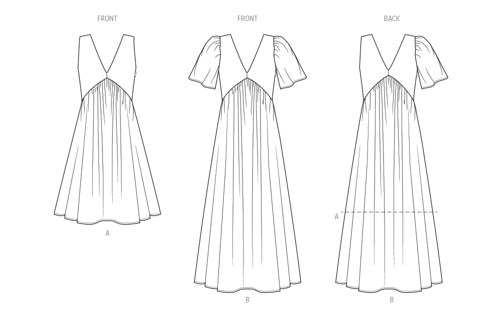 Know Me sewing pattern 2120 Misses' Dress with by Alisha Grace from Jaycotts Sewing Supplies