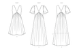 Know Me sewing pattern 2120 Misses' Dress with by Alisha Grace from Jaycotts Sewing Supplies