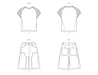 Know Me sewing pattern 2121 Men's T-Shirt and Shorts by Happily Dressed from Jaycotts Sewing Supplies