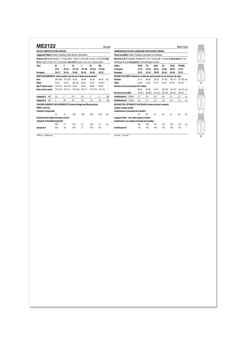Know Me sewing pattern 2122 Misses' Jumpsuit by Brittany J. Jones from Jaycotts Sewing Supplies