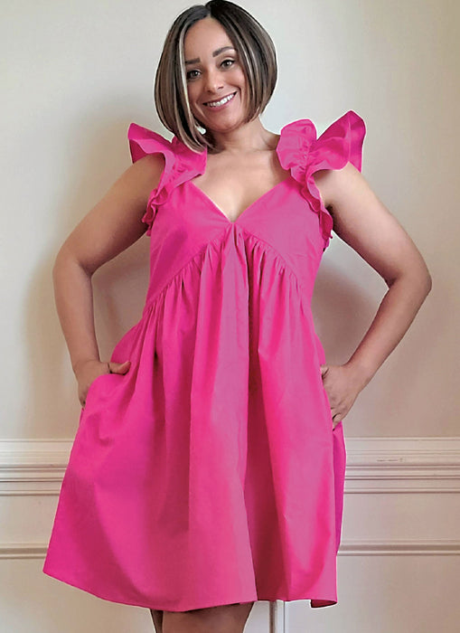 Know Me sewing pattern 2126 Misses' Dress in Two Lengths by Keechii B Style from Jaycotts Sewing Supplies