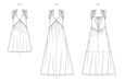 Know Me sewing pattern 2126 Misses' Dress in Two Lengths by Keechii B Style from Jaycotts Sewing Supplies