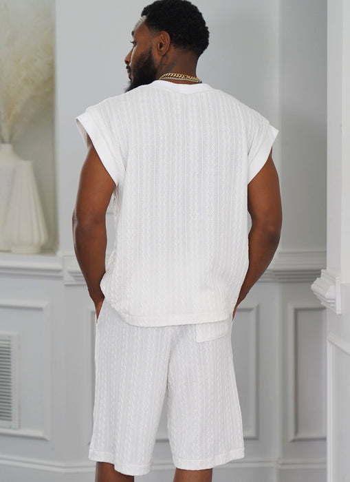 Know Me sewing pattern 2130 Men's Knit Top and Shorts by Norris Dánta Ford from Jaycotts Sewing Supplies