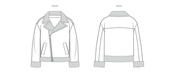 Know Me sewing pattern 2132 Unisex Motorcycle Jacket by Brittany J. Jones from Jaycotts Sewing Supplies