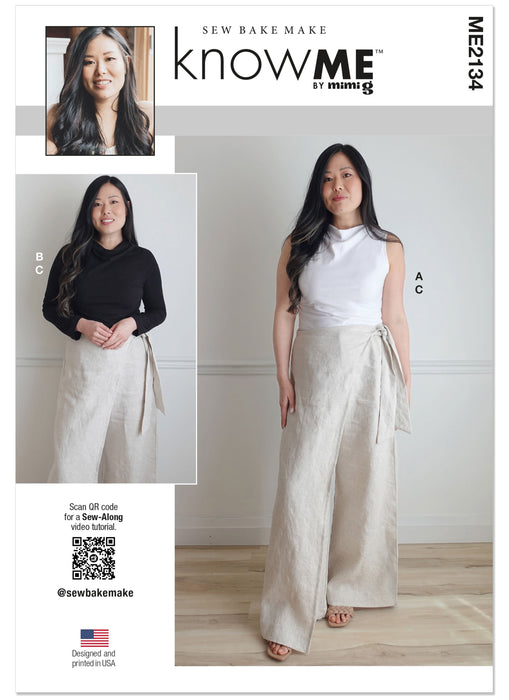 Know Me sewing pattern 2134 Trouser and Knit Top by Sew Bake Make from Jaycotts Sewing Supplies