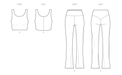 Know Me sewing pattern 2135 Sports Top and Leggings by Classyfied Life from Jaycotts Sewing Supplies