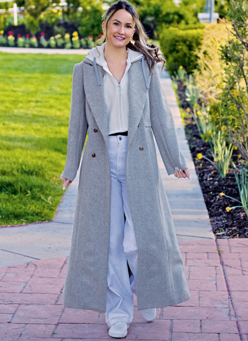 Know Me sewing pattern 2139 Coat and Hoodie Insert by the Stitch Fitz from Jaycotts Sewing Supplies