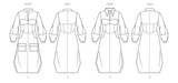 Know Me sewing pattern 2140 Shirtdress by Keechii B Style from Jaycotts Sewing Supplies