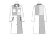 Know Me sewing pattern 2150 Misses' Lined Color Blocked Coat by Alisha Grace from Jaycotts Sewing Supplies