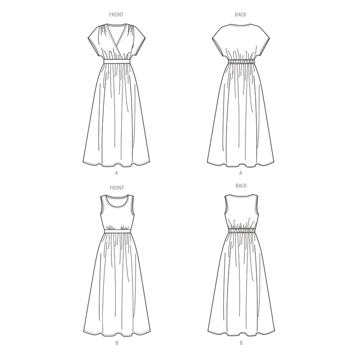 New Look sewing pattern 6751 Pullover Dresses from Jaycotts Sewing Supplies
