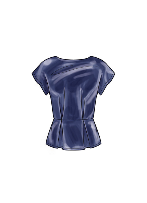 New Look sewing pattern 6753 Peplum Top from Jaycotts Sewing Supplies