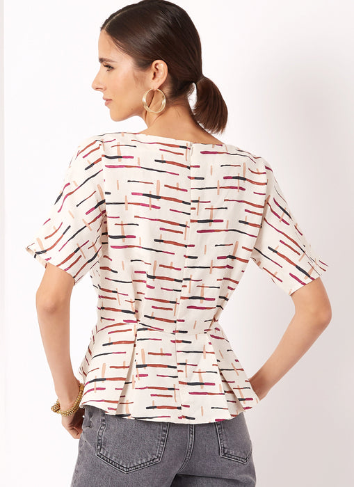 New Look sewing pattern 6753 Peplum Top from Jaycotts Sewing Supplies