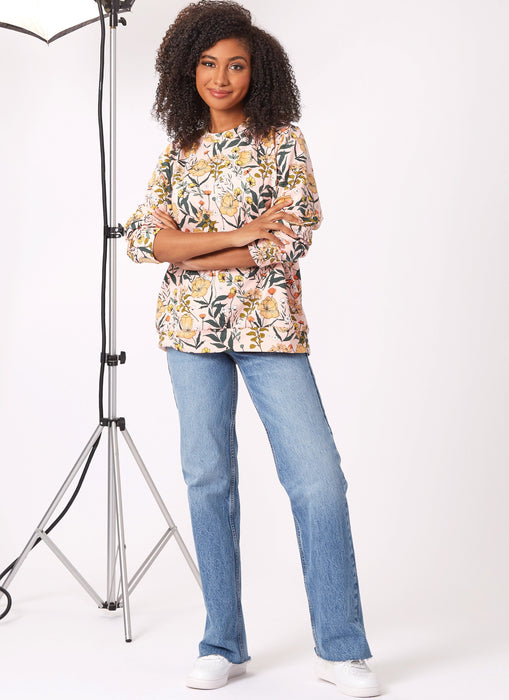 New Look sewing pattern 6759 and Men's Sweatshirts from Jaycotts Sewing Supplies