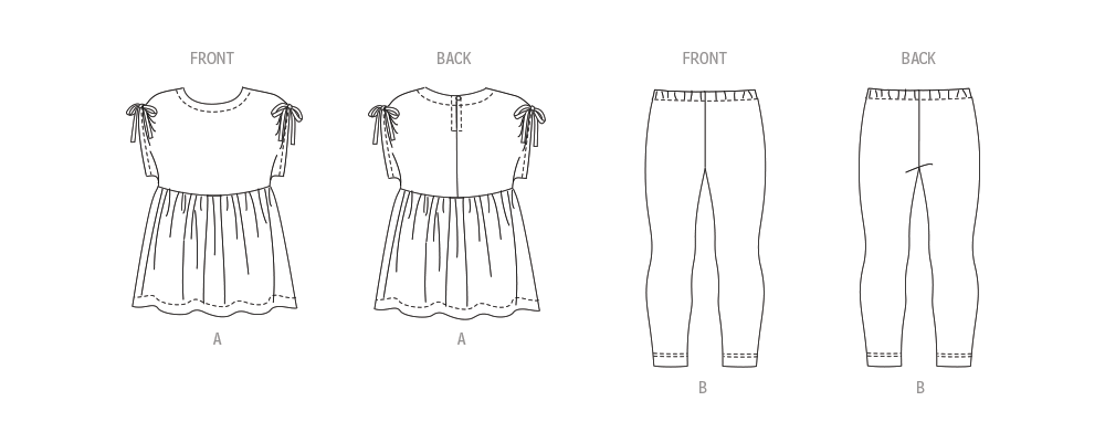 New Look sewing pattern 6761 Children's Top and Leggings from Jaycotts Sewing Supplies