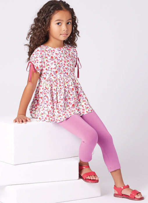 New Look sewing pattern 6761 Children's Top and Leggings from Jaycotts Sewing Supplies