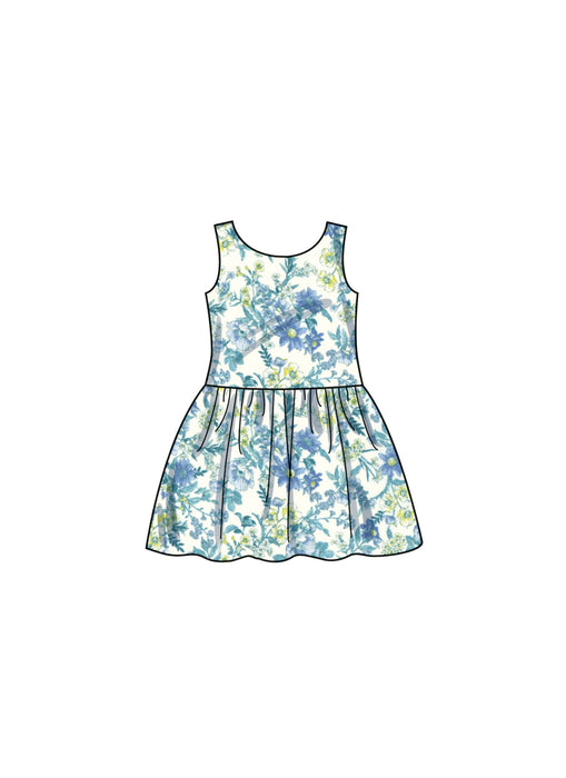 New Look sewing pattern 6763 Children's Dress from Jaycotts Sewing Supplies