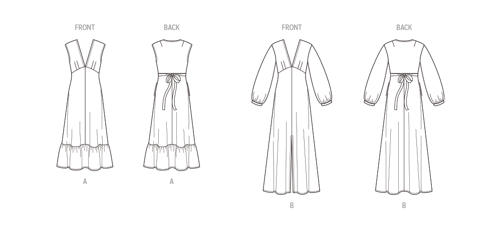 New Look Sewing Pattern 6766 Misses' Dresses from Jaycotts Sewing Supplies