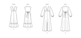 New Look Sewing Pattern 6766 Misses' Dresses from Jaycotts Sewing Supplies