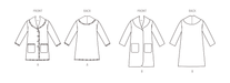 New Look Sewing Pattern 6767 Misses' Coats from Jaycotts Sewing Supplies