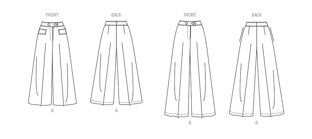 New Look Sewing Pattern 6769 Misses' / Petite Pants from Jaycotts Sewing Supplies