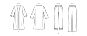 New Look Sewing Pattern 6770 Misses' Jacket and Pants from Jaycotts Sewing Supplies