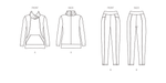New Look Sewing Pattern 6771 Misses' Knit Top and Pants from Jaycotts Sewing Supplies