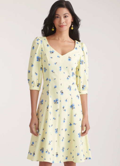 New Look sewing pattern 6776 Dress With Sleeve Variations from Jaycotts Sewing Supplies
