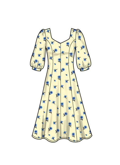 New Look sewing pattern 6776 Dress With Sleeve Variations from Jaycotts Sewing Supplies