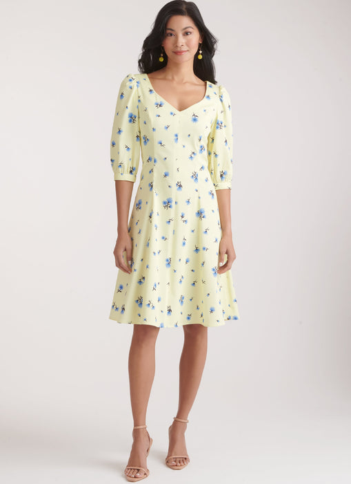 New Look sewing pattern 6776 Dress With Sleeve Variations from Jaycotts Sewing Supplies