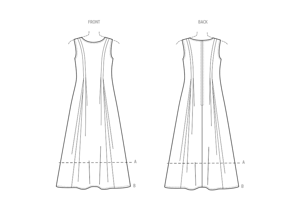 New Look sewing pattern 6778 Dress in Two Lengths from Jaycotts Sewing Supplies