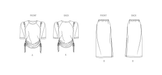 New Look sewing pattern 6782 Knit Top and Skirt from Jaycotts Sewing Supplies