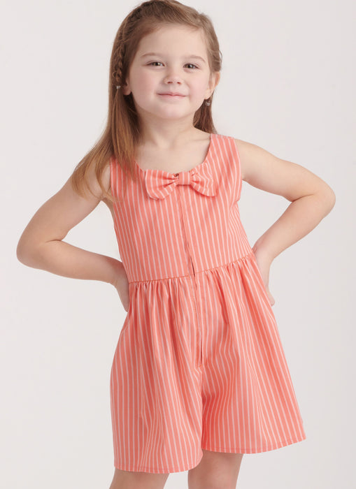 New Look sewing pattern 6784 Children's Dresses and Romper from Jaycotts Sewing Supplies