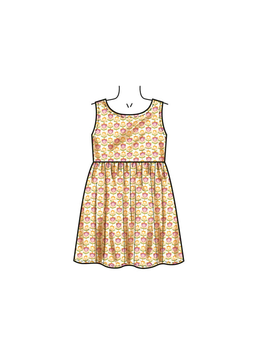 New Look sewing pattern 6784 Children's Dresses and Romper from Jaycotts Sewing Supplies
