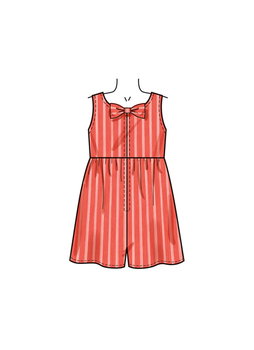 New Look sewing pattern 6784 Children's Dresses and Romper from Jaycotts Sewing Supplies