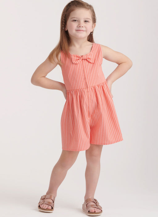 New Look sewing pattern 6784 Children's Dresses and Romper from Jaycotts Sewing Supplies