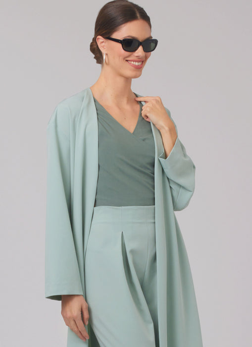 New Look sewing pattern 6796 Coat, Tops and Trousers from Jaycotts Sewing Supplies