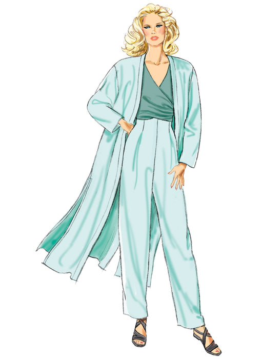 New Look sewing pattern 6796 Coat, Tops and Trousers from Jaycotts Sewing Supplies