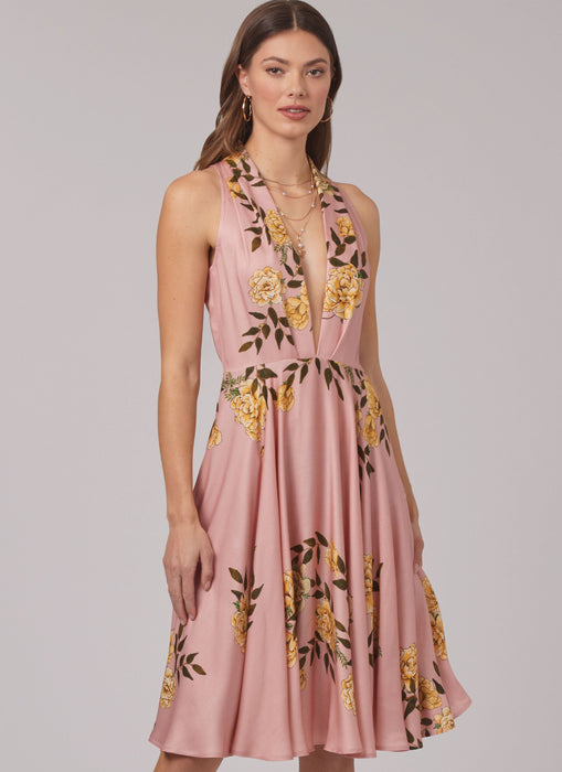 New Look sewing pattern 6797 Fitted uined dress from Jaycotts Sewing Supplies