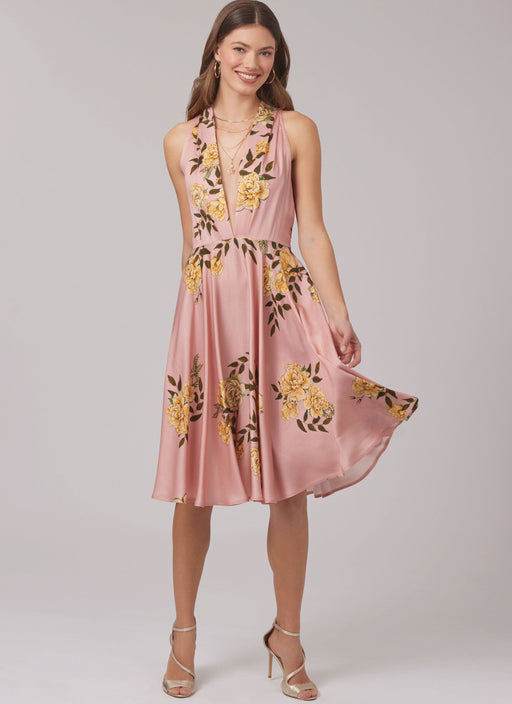 New Look sewing pattern 6797 Fitted uined dress from Jaycotts Sewing Supplies