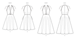 New Look sewing pattern 6797 Fitted uined dress from Jaycotts Sewing Supplies