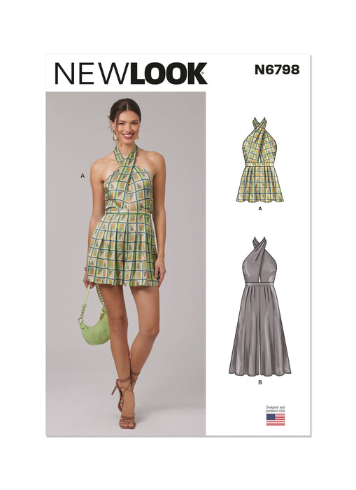 New Look sewing pattern 6798 Romper and Jumpsuit from Jaycotts Sewing Supplies