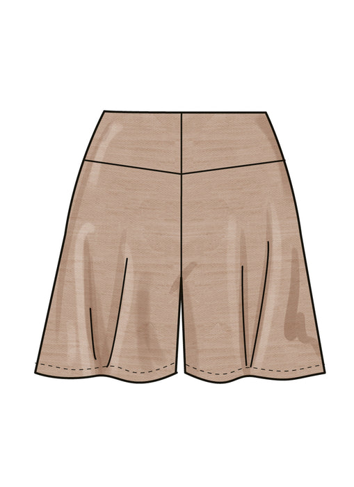 New Look sewing pattern 6801 Tie Front Tops, Shorts and Pants from Jaycotts Sewing Supplies