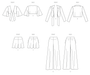 New Look sewing pattern 6801 Tie Front Tops, Shorts and Pants from Jaycotts Sewing Supplies