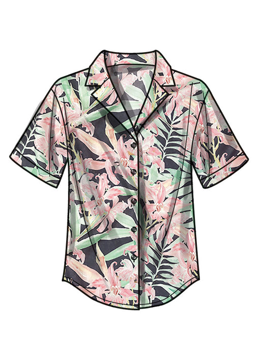 New Look sewing pattern 6802 Relaxed Shirt, Pants and Shorts from Jaycotts Sewing Supplies