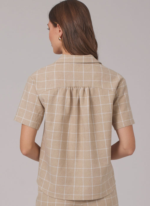 New Look sewing pattern 6802 Relaxed Shirt, Pants and Shorts from Jaycotts Sewing Supplies