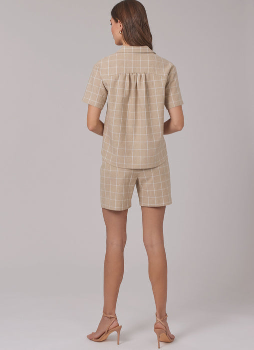 New Look sewing pattern 6802 Relaxed Shirt, Pants and Shorts from Jaycotts Sewing Supplies