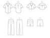 New Look sewing pattern 6802 Relaxed Shirt, Pants and Shorts from Jaycotts Sewing Supplies