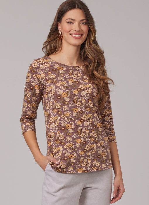New Look sewing pattern 6803 Knit Tops and Pants from Jaycotts Sewing Supplies