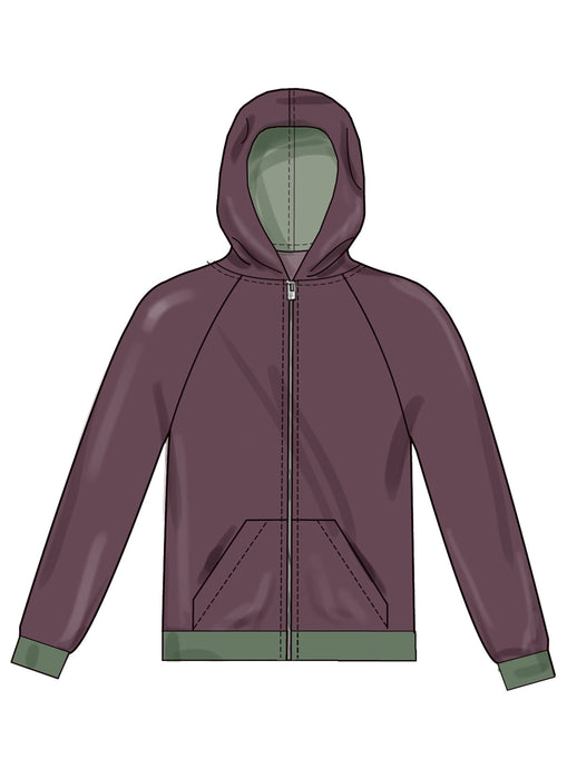 New Look sewing pattern 6806 Unisex Hoodies from Jaycotts Sewing Supplies